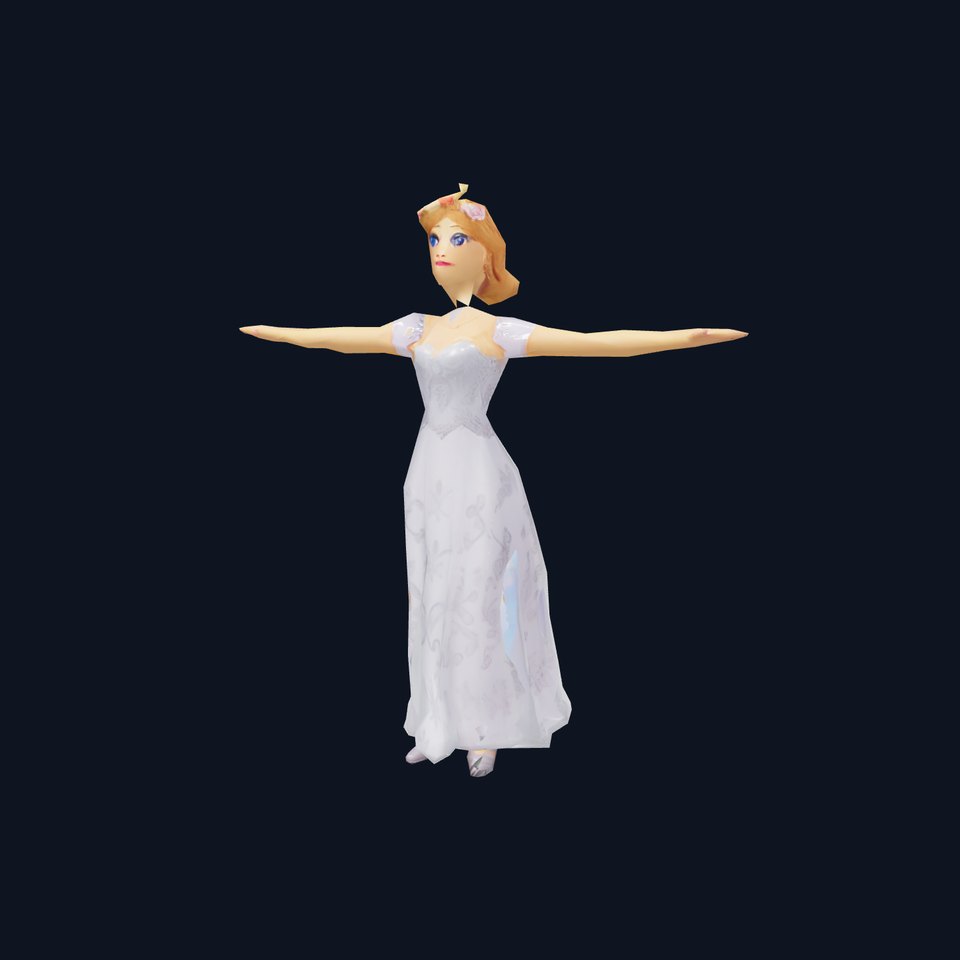Elegant Princess Character model pack